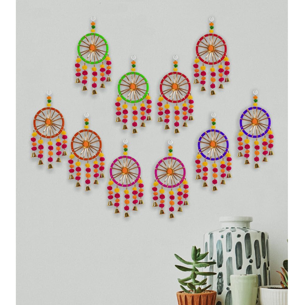 Kaameri Bazaar Plastic Diwali&Festive Decor: Marigold Strings, Artificial Garlands, Floral Torans,&Hanging Designs For Home, Wall, Door Backdrops|Pack Of 10 Pcs (B0CJBVS7RJ) Amazon Price History, Amazon Price Tracker