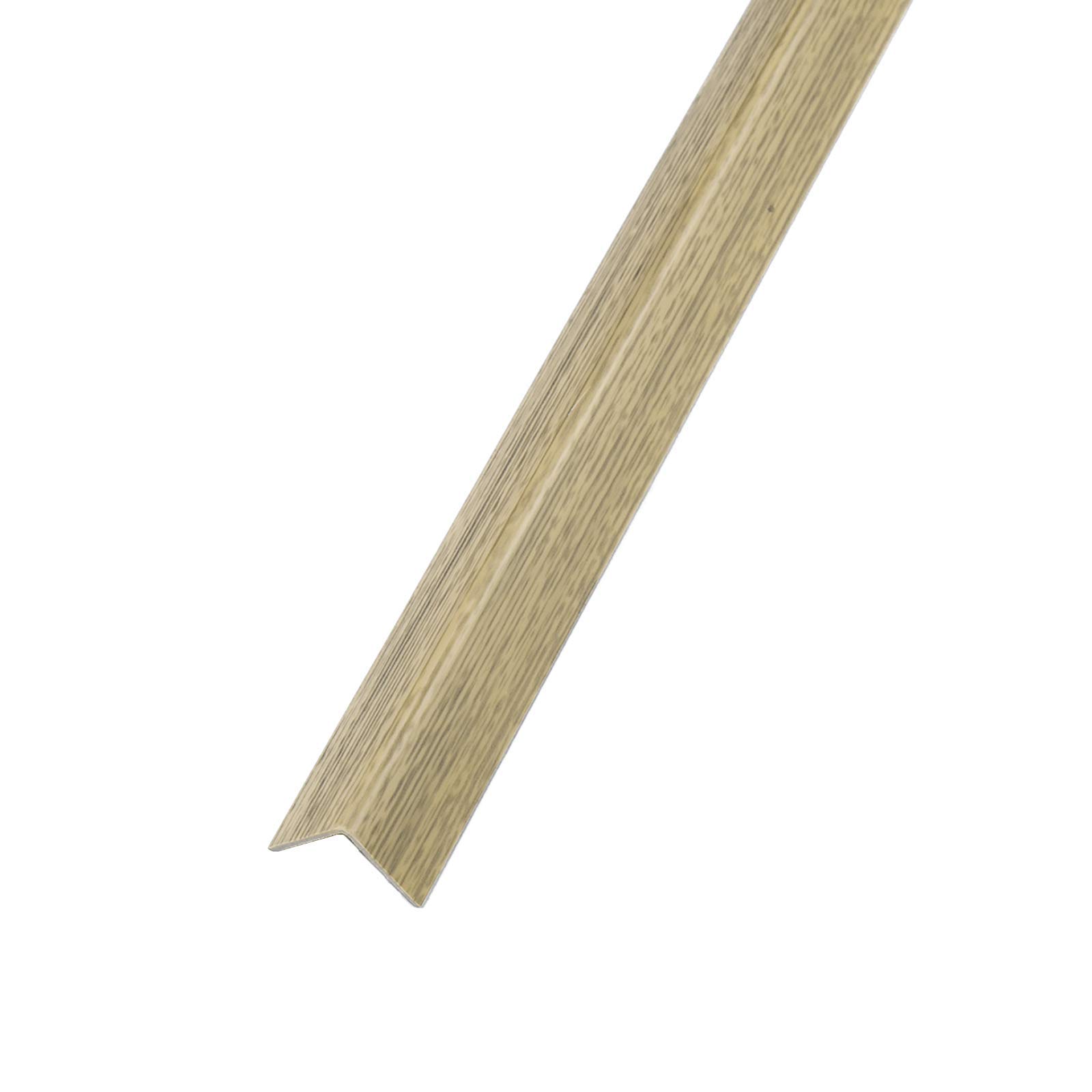 DQ-PP HOEKENPROFIEL - 10x10mm - 20m (20x 1m) - Kleur: Zwart - Materiaal: PVC - kunststof hoeklijst - buitenhoek randbescherming muur L-profiel hoekprofiel kunststof hoek