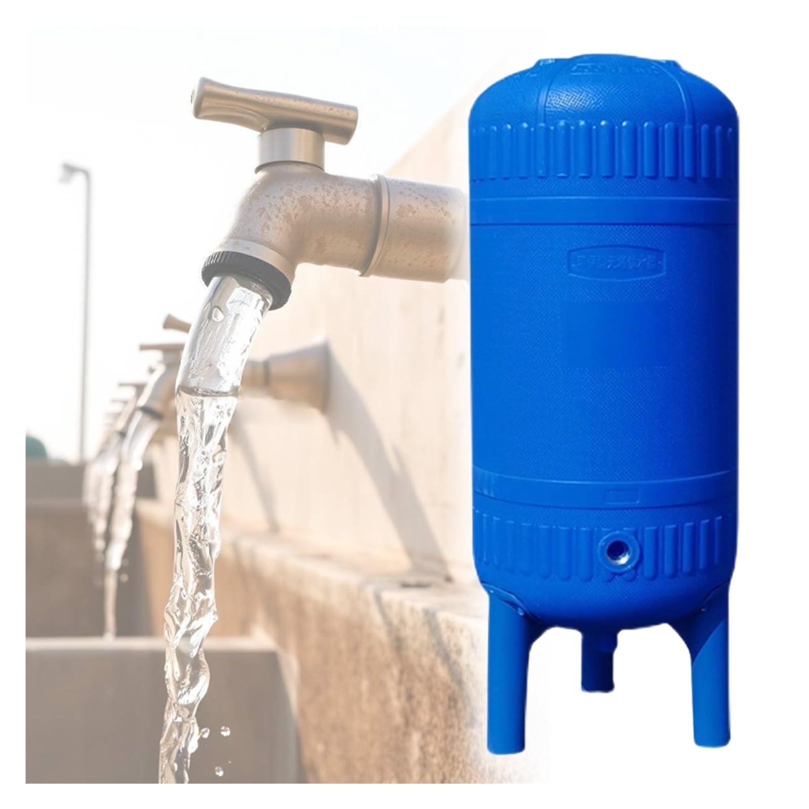 Serbatoi a Pressione per Pozzi PE House, Serbatoi di Grande capacità da 60, 100, 120, 150, 200 Litri, Serbatoi d'Acqua autopressurizzati, Adatti per irrigazione agricola/Acqua Domestica/pozz