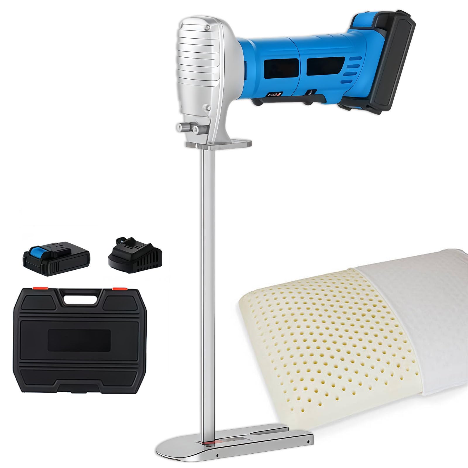Kit di taglio per gomma espansa - Utensile da taglio resistente per un taglio rapido di tutte le densità di gommapiuma e schiuma di plastica flessibile