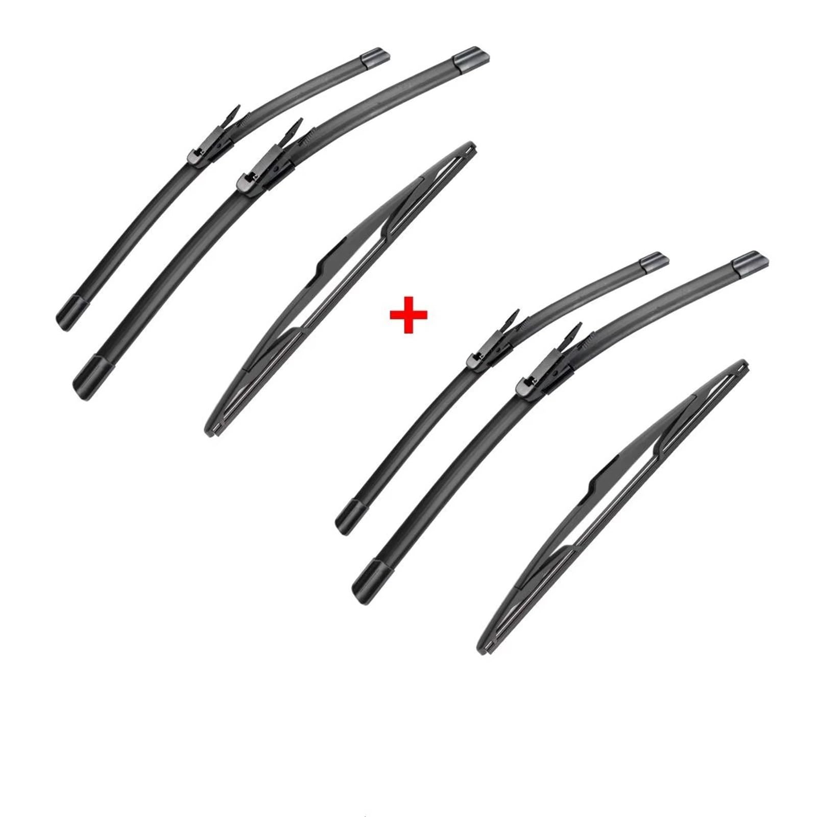 Tergilunotto Rear 1 2 3 4/6 Pezzi Tergicristallo Anteriore Posteriore Tergicristallo Spazzole Accessori Auto Per Peugeot 307 2005 2006 2007 Tergicristallo(6 Piece)