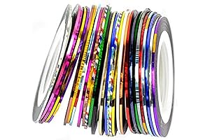 Stripes Nail Art Striping Tape, 10 Rolls Nail Art Stickers Set