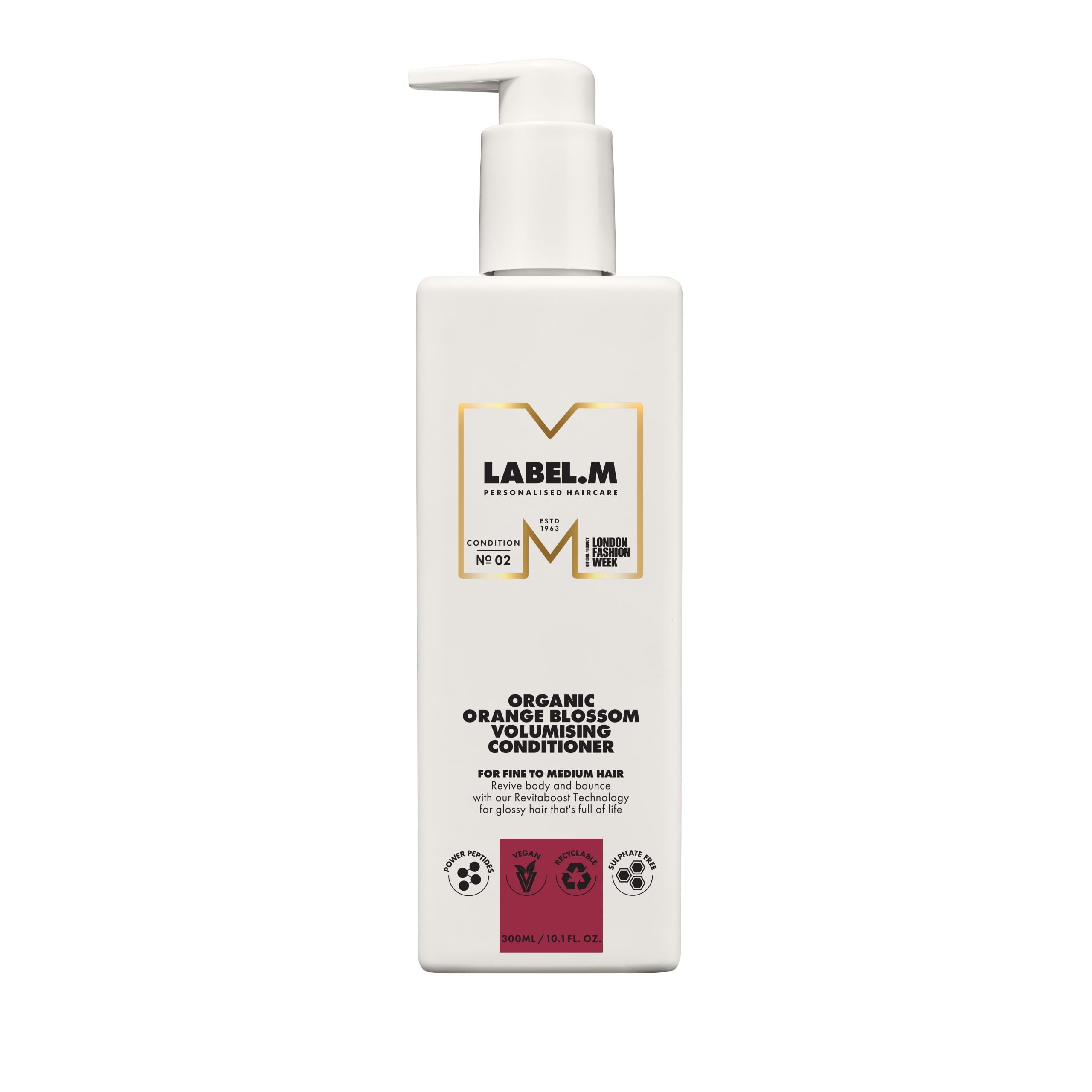 label.mOrganic Orange Blossom Volumising Conditioner 300ml β With Recyclable Pump