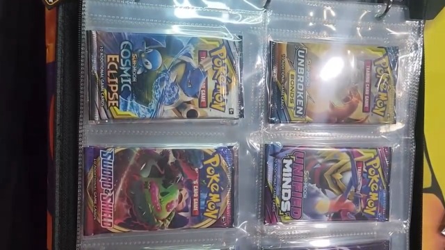 Amazon.com: Ampleer Booster Pack Storage Binder, 6 Pocket Sleeves Hold 60  Sealed Card Packs for TCG MTG Display Collection (Purple) : Toys & Games