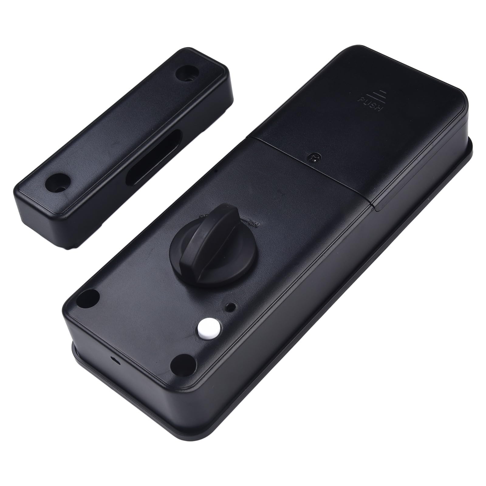 Tuya - Cerradura de puerta inteligente, cerradura inteligente invisible para puertas de madera, desbloqueo de aplicación y tarjeta, cerradura electrónica Bluetooth, seguridad interior, color