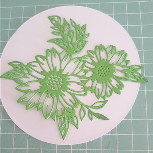 Miniatura 4 de Troqueles de metal con hojas de flores, hojas de girasol, plantillas de corte de boda para álbumes de recortes, manualidades, álbumes de recortes,