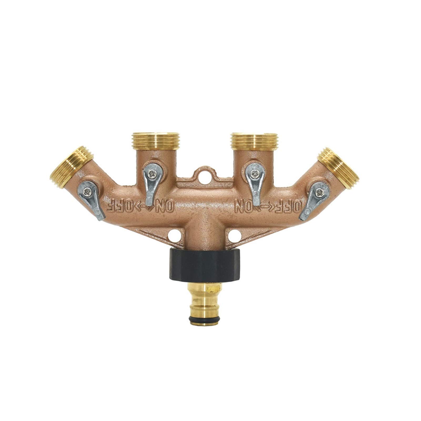 Raccordi per Tubi di irrigazione, Raccordi for irrigazione a Goccia Connettore rapido for Rubinetto da Giardino a Quattro Vie filettato 3/4 Pollici