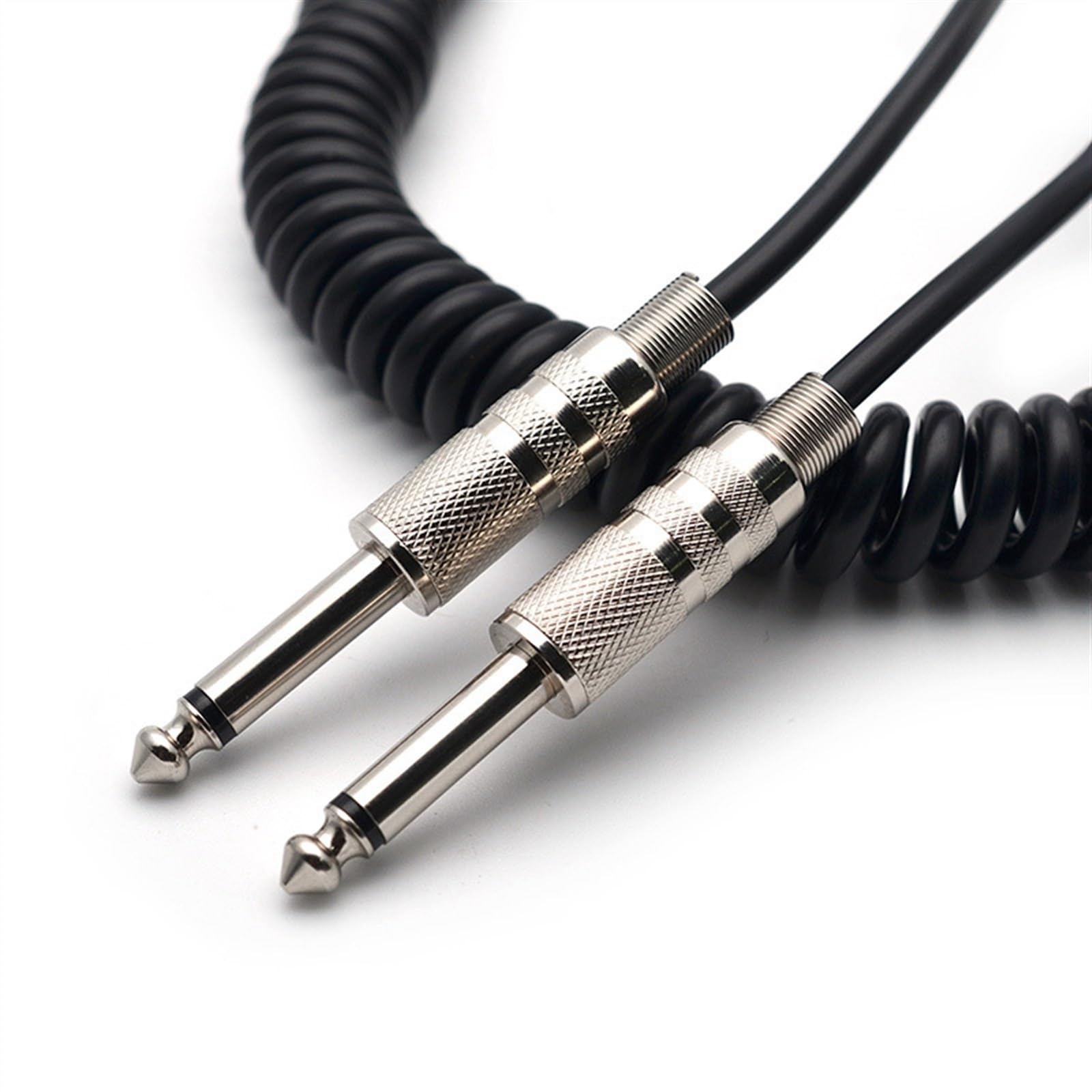 Cavo Audio per Chitarra Cavo A Molla per Chitarra 6.35/6.5 Cavo Audio per Basso per Chitarra Cavo Schermato 5M per Collegare L'audio della Chitarra Elettrica