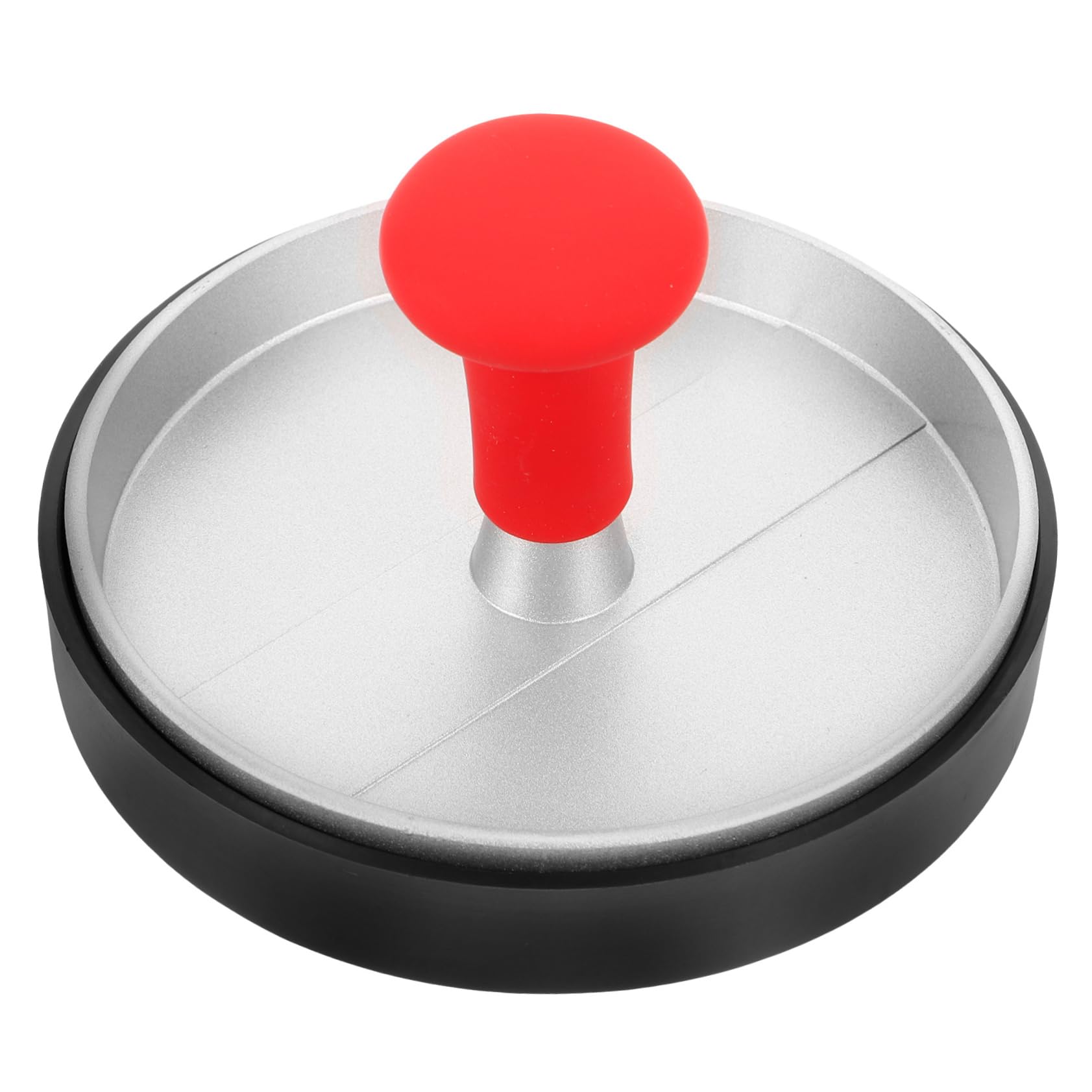 Abaodam 2 Pezzi Pressa per Carne Stampo per Burger Patty Premere Schiacciapatate Pressa per Hamburger Pressa di Carne Macinata Pressa Peso Cottura Silver Acciaio Inossidabile