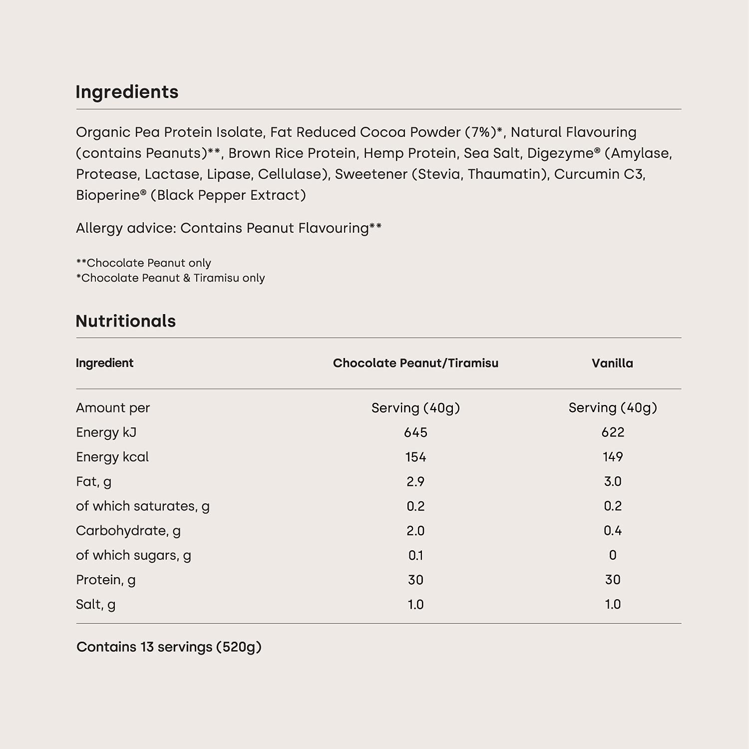 Form Performance Protein - Polvere di proteine vegane - Profilo aminoacidico completo con BCAA ed enzimi digestivi - Perfetto per Post-Allenamento (Cioccolato e Arachidi)