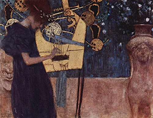 Lámina mate de Gustav Klimt, impresión artística de tamaño mediano