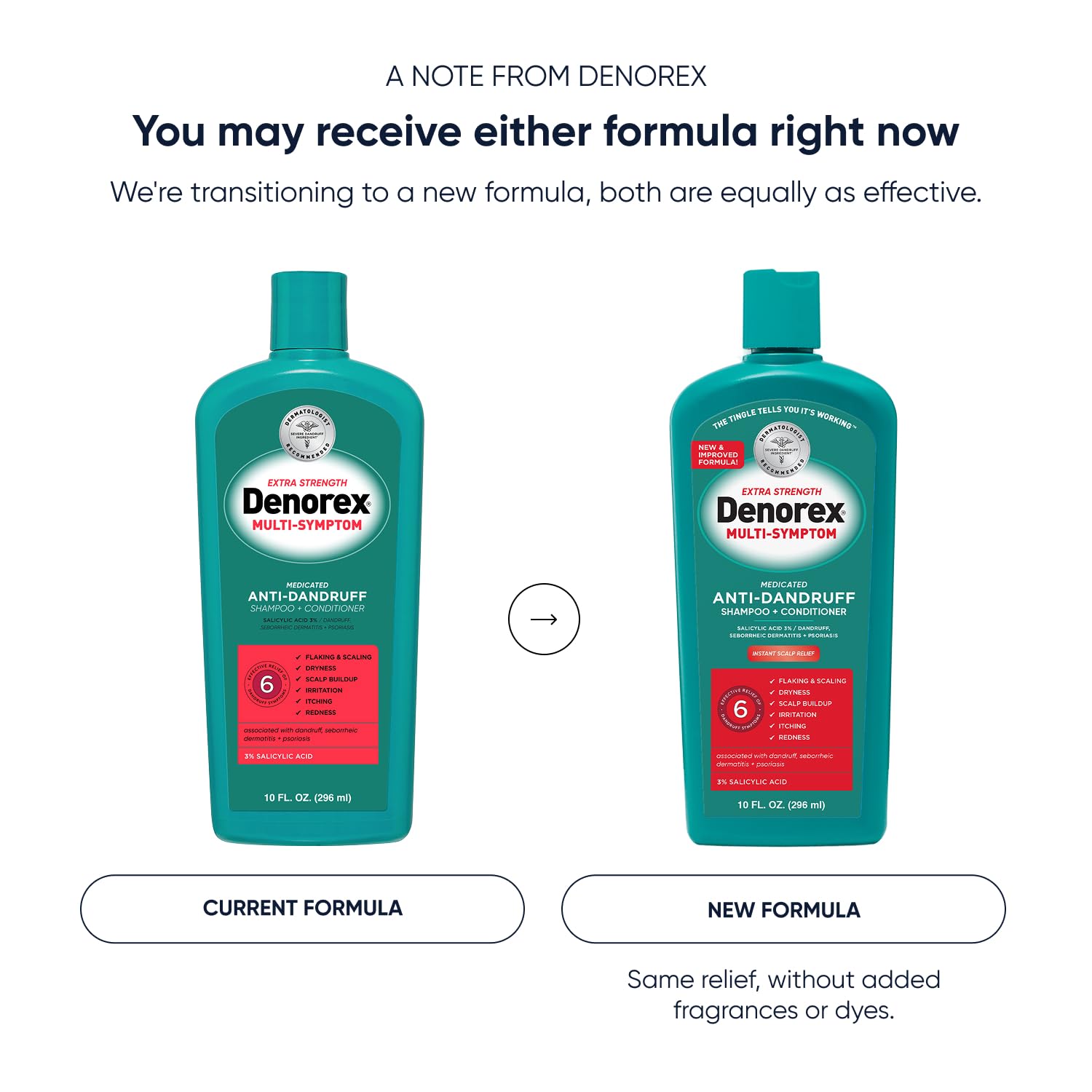 Denorex Extra Strength Szampon i odżywka, 10 uncji.