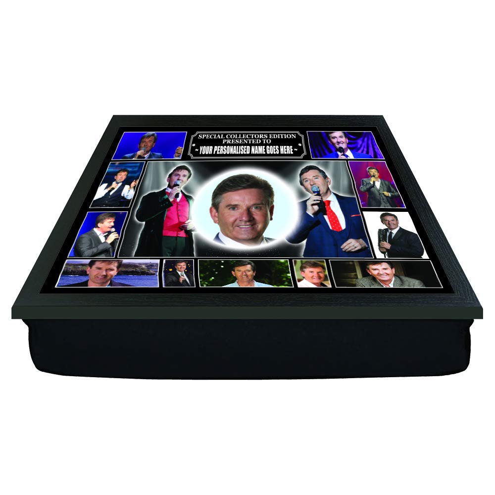 Personalised Gift Products Black Daniel O'donnell Personalised Icon Gift Lap Tray