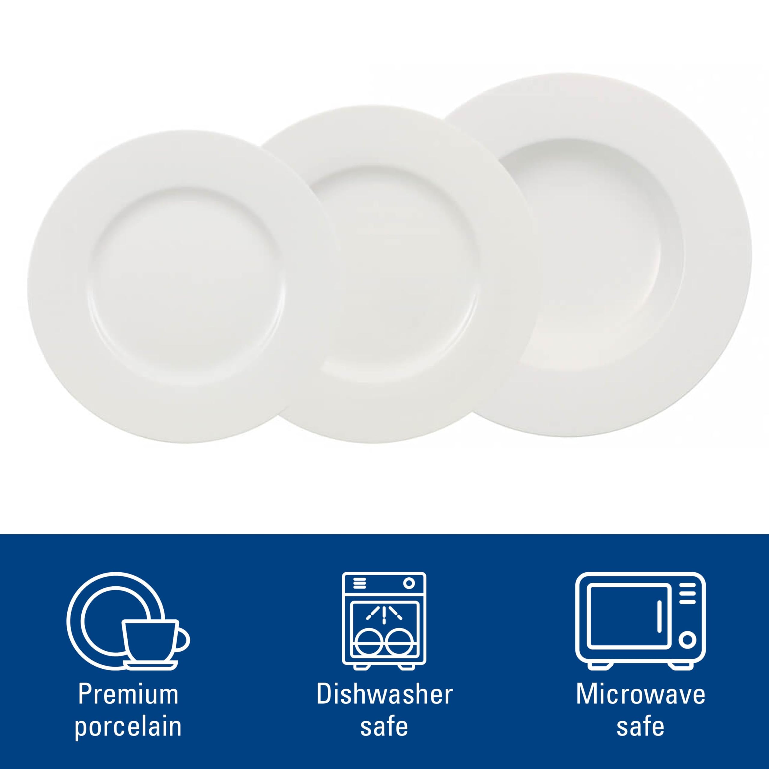 Villeroy & Boch Wonderful World Zestaw Obiadowy, Biały, 12 sztuk
