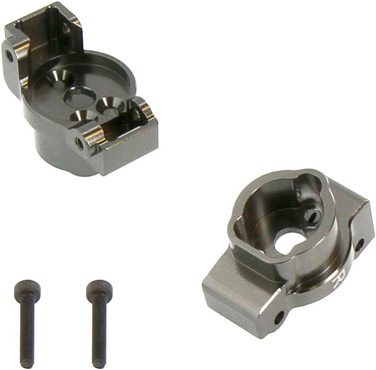 Atomik Alloy Rear Portal Drive Axle Mount - Replacement Part for Traxxas TRX-4 - Hardened Billet 6061 Aluminum, Rear Chassis Upgrade 8256 - Black