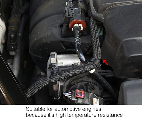 Miniatura 4 de Keco Funda de cable trenzado expandible PET de 38 pulgadas de 100 pies - Funda de alambre para audio y video y otros dispositivos domésticos, cable