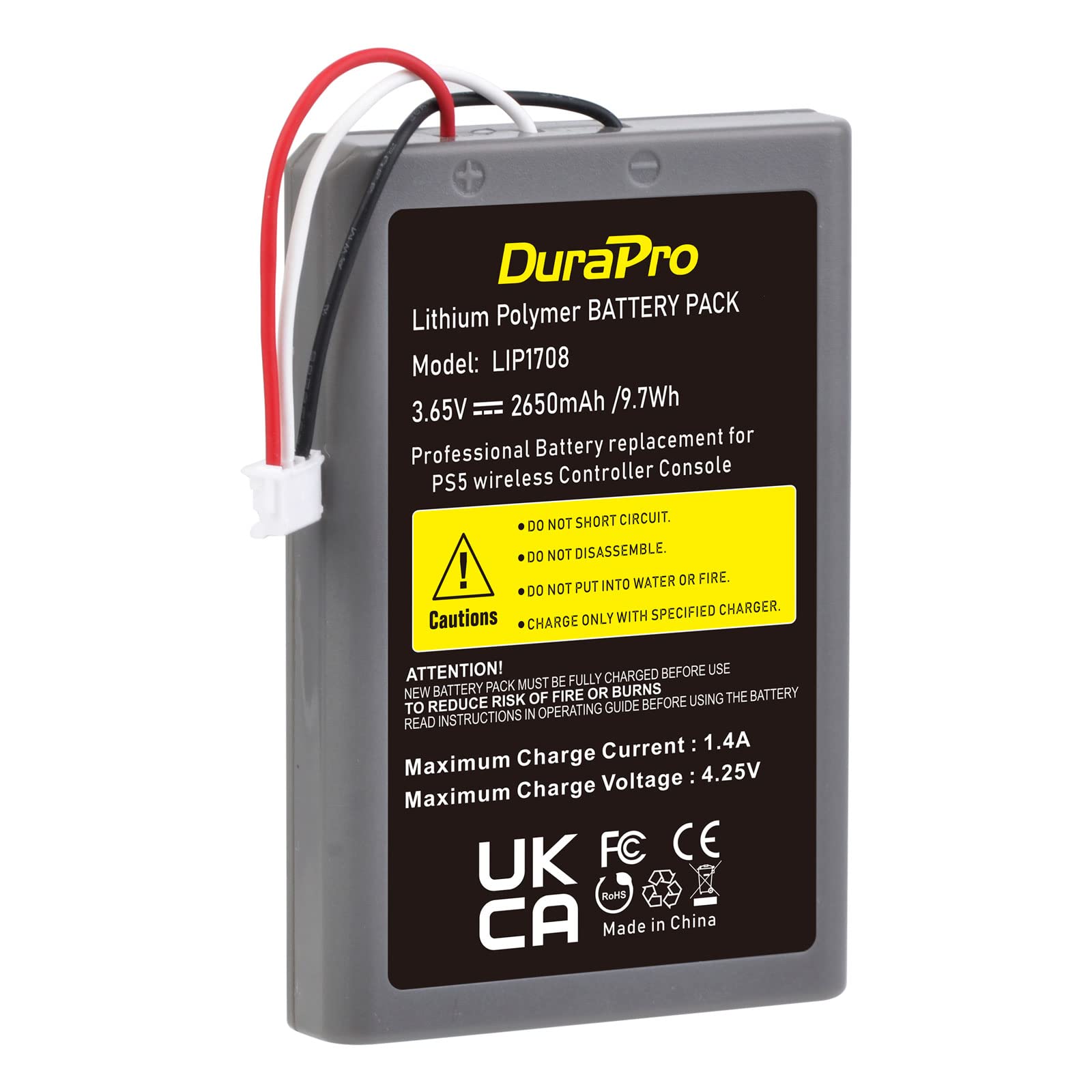 DuraPro LIP1078 Akku für Sony PS5 Playstation 5 DualSense Wireless Controller