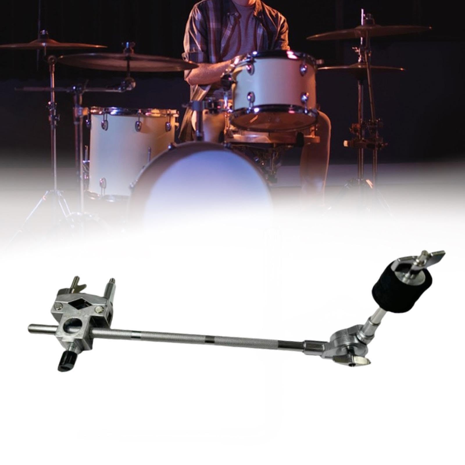 Abrazadera de tambor con forma de L, piezas, regalo para bateristas, rendimiento confiable con mecanismo de ajuste fácil, compatible con, Apilador de platillos