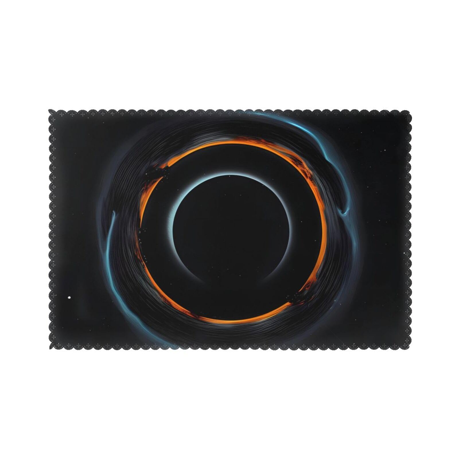 Mysterious Cosmic Black Holes Placemat set of 6, oil-proof, washable, suitable for kitchen, restaurant, party, etc.