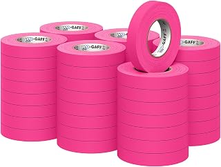 1" Width ProTapes Pro Gaff Premium Matte Cloth Gaffer's Tape With Rubber Adhesive, 50 yds Length x, Fluorescent Pink (Pack... Price In India
