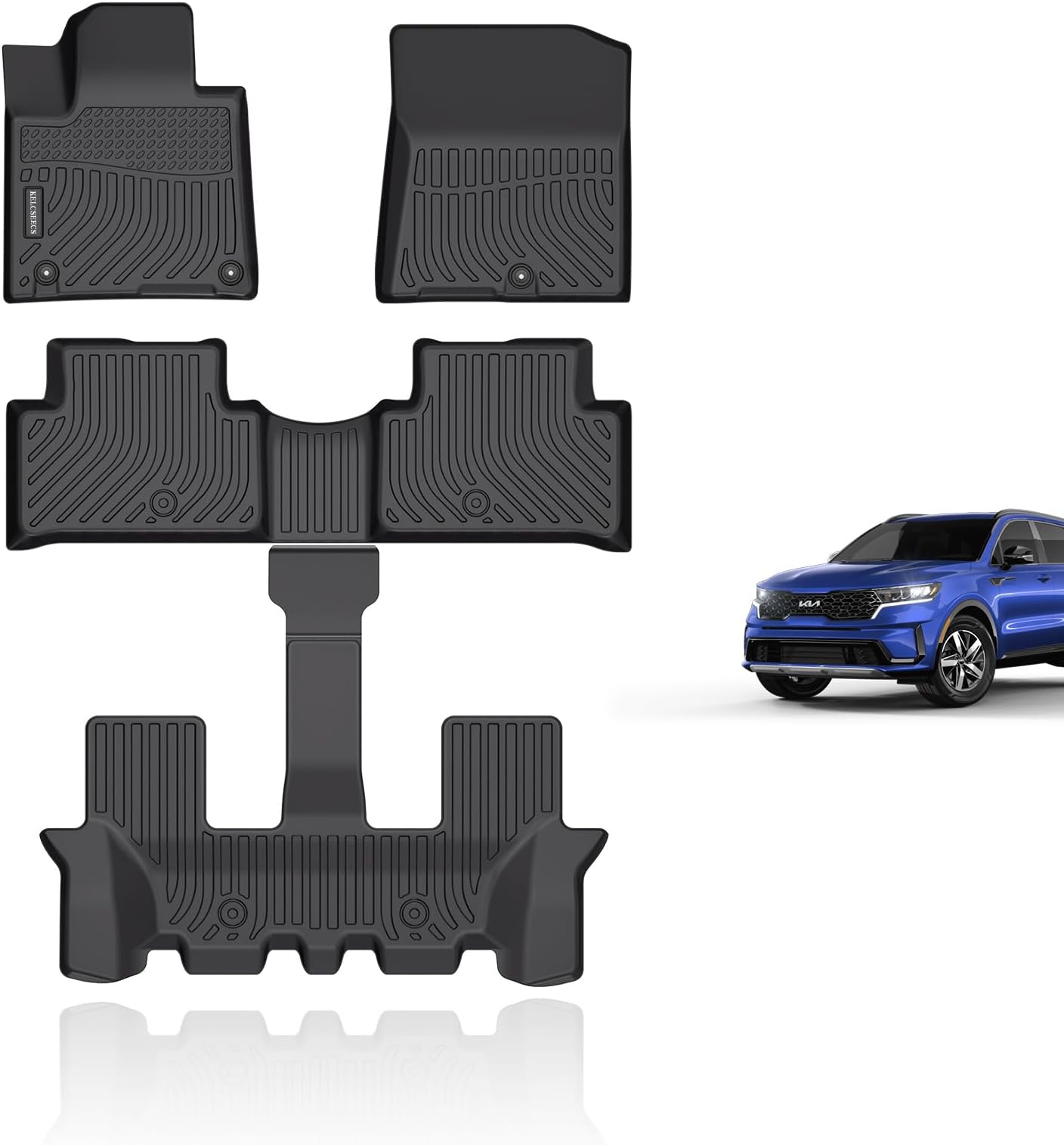 Ucaskin Car Floor Mats Custom Fit for Kia Sorento (Non