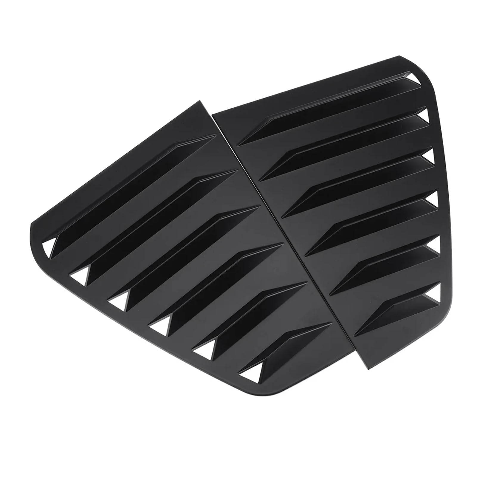 Auto Parts Window Louvers Air Cover Matte Black Compatible for VW Golf Mk7.5GTI 2014-2019