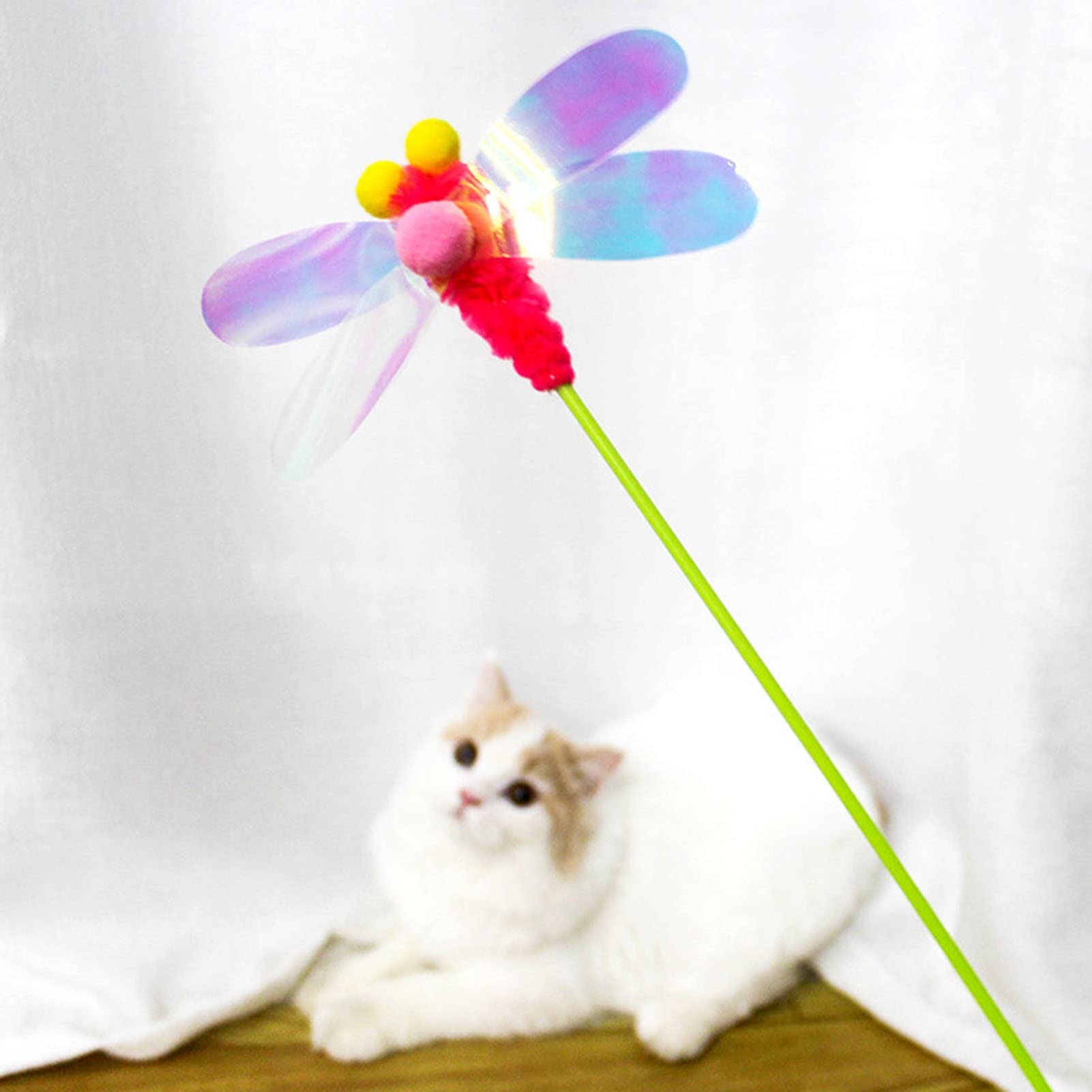 Da Queen Bee Teaser Wand Cat Toy Replacement Lure by Go Cat