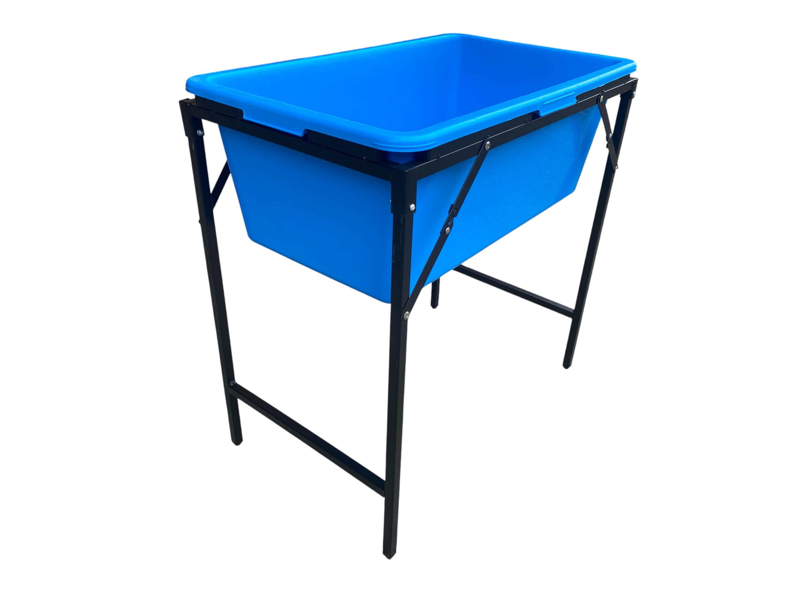 Dog Bath Tub 90l Capacity With Drain Tap (fits spaniel size dog) Available With Stand or Freestanding Pink,Blue or Black (blue with stand)