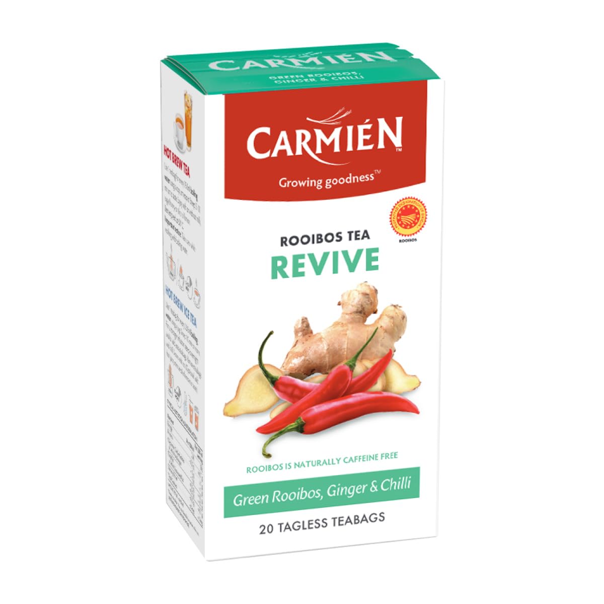 REVIVE/Green Rooibos, Ginger & Chilli Tea 20's (40g)