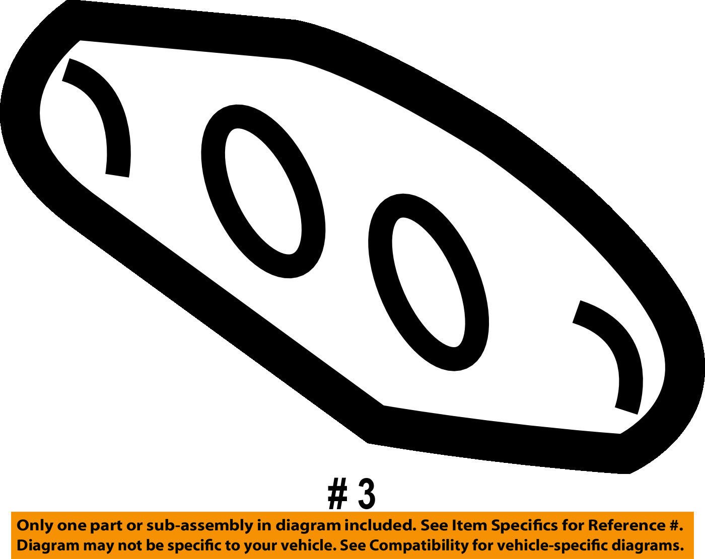 General Motors 15203889, Engine Oil Cooler Gasket