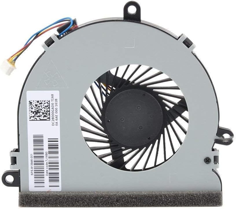 WEI AI Ventilador de refrigeración de CPU para HP 15-af131dx 15-AF013CL 15-af141dx 255 250 G4 14-R TPN-C116 TPN-C125 813946-001 815237-001