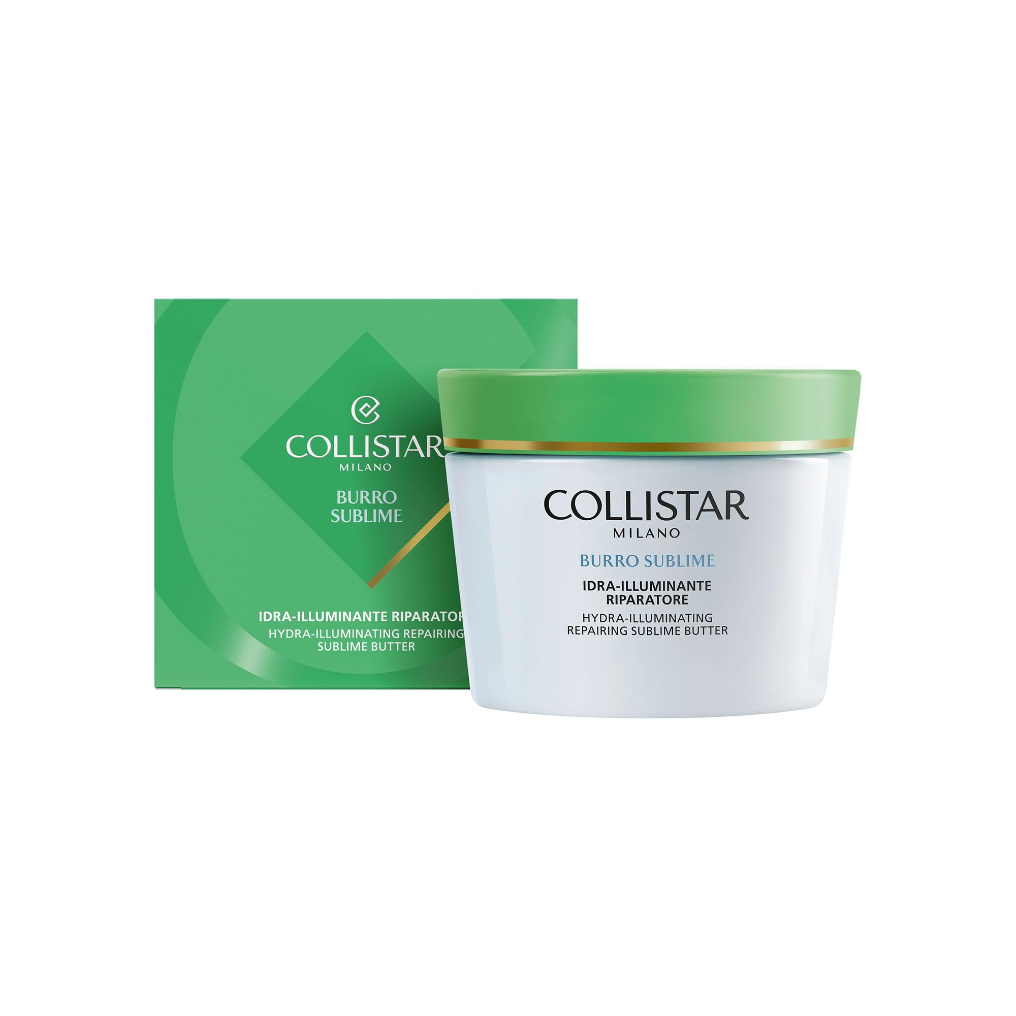 Collistar Burro Sublime Idratante Illuminante Riparatore, Idratazione Intensa oltre 72h, Pelle Radiosa e Levigata, Texture Ricca e Avvolgente, 200 ml