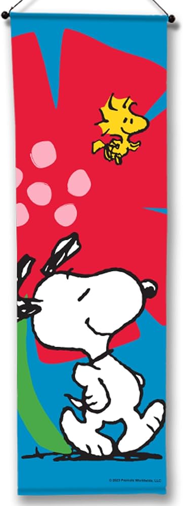 Amazon.com: Flagology, PEANUTS Welcome Friends Snoopy and
