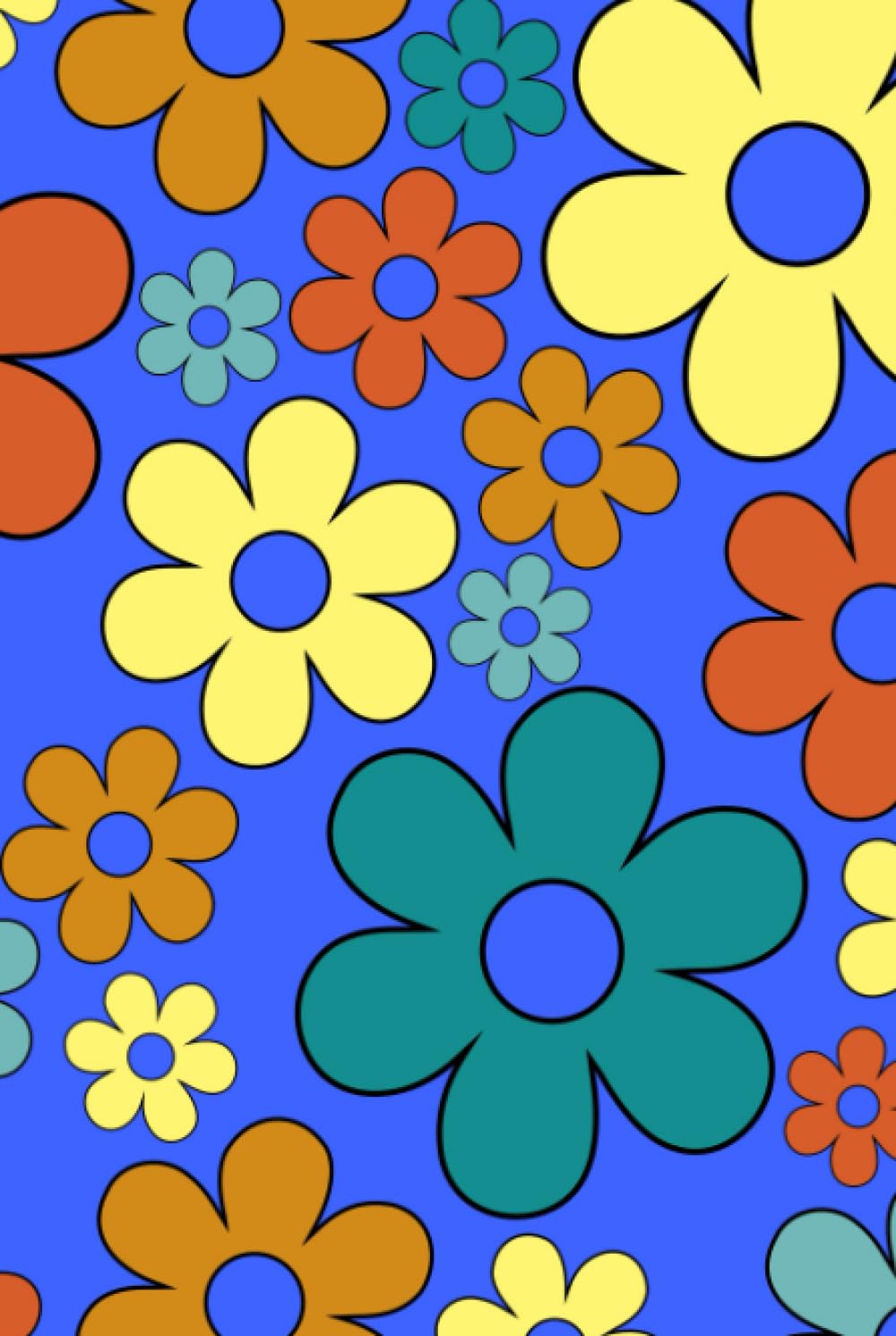 9x6 Lined Journal Organiser | Vibrant Daisy Dreams Hardback