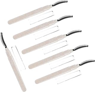 FRCOLOR 6pcs Silicone Eyelash Brushes with Ca...