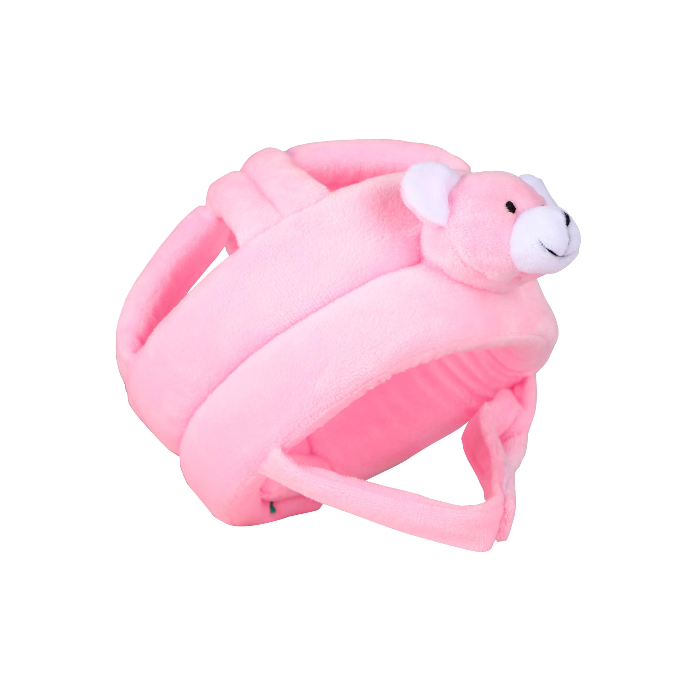 Steelbird Toys Baby Safety Helmet-Bear-Pink | Adjustable Baby Head Protector for Toddlers 6 Months to 3 Years | Soft Cushion Helmet with Proper Air Ventilation for Safety-image-5