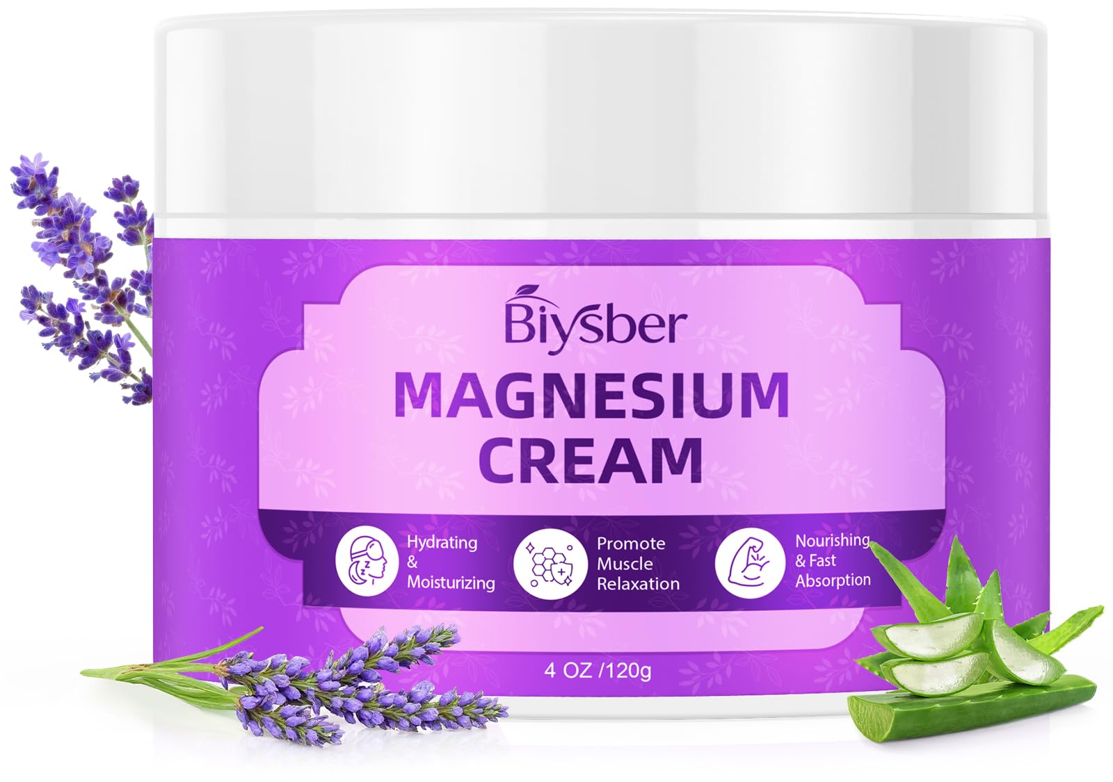 Magnesium Lotion for Arms, Calming Body Butter