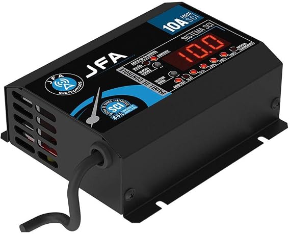 JFA Electronics 10ASCI SCI Series 10 Amp Slim Power Supply Compact Efficient Batt Charger for 12V Automotive Systems