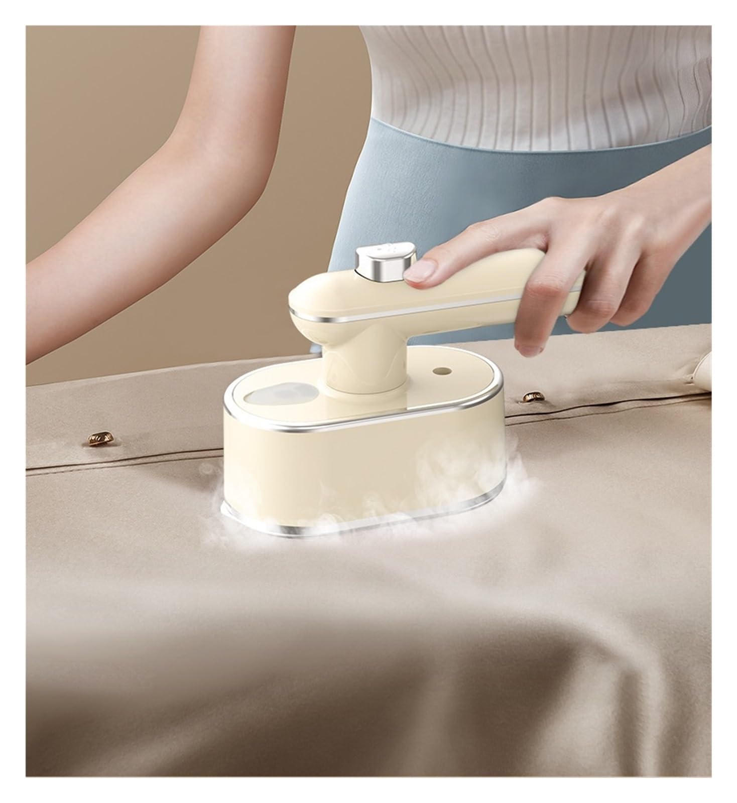 Ferro da stiro portatile, Abitacolo Portatile Vestiti Rotanti In Ferro Dual Uso Dry And Steam Stering Machine Per Viaggi Per Il Dormitorio Domestico,per viaggi in ufficio e a casa