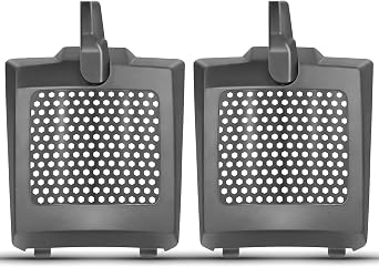 HASMX 833954 Vacuum Cleaner Hepa Filter Cover, Exhaust Filter Cover Door for ProTeam Backpack Vacuum Cleaner 107303, 107310, Super Coach Pro 10, Replace Part Number 833954, 841708 2-Pack