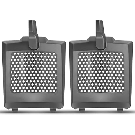 HASMX 833954 Vacuum Cleaner Hepa Filter Cover, Exhaust Filter Cover Door for ProTeam Backpack Vacuum Cleaner 107303, 107310, Super Coach Pro 10, Super Coach Pro 6, Replace Part Number 833954, 841708 (2-Pack)