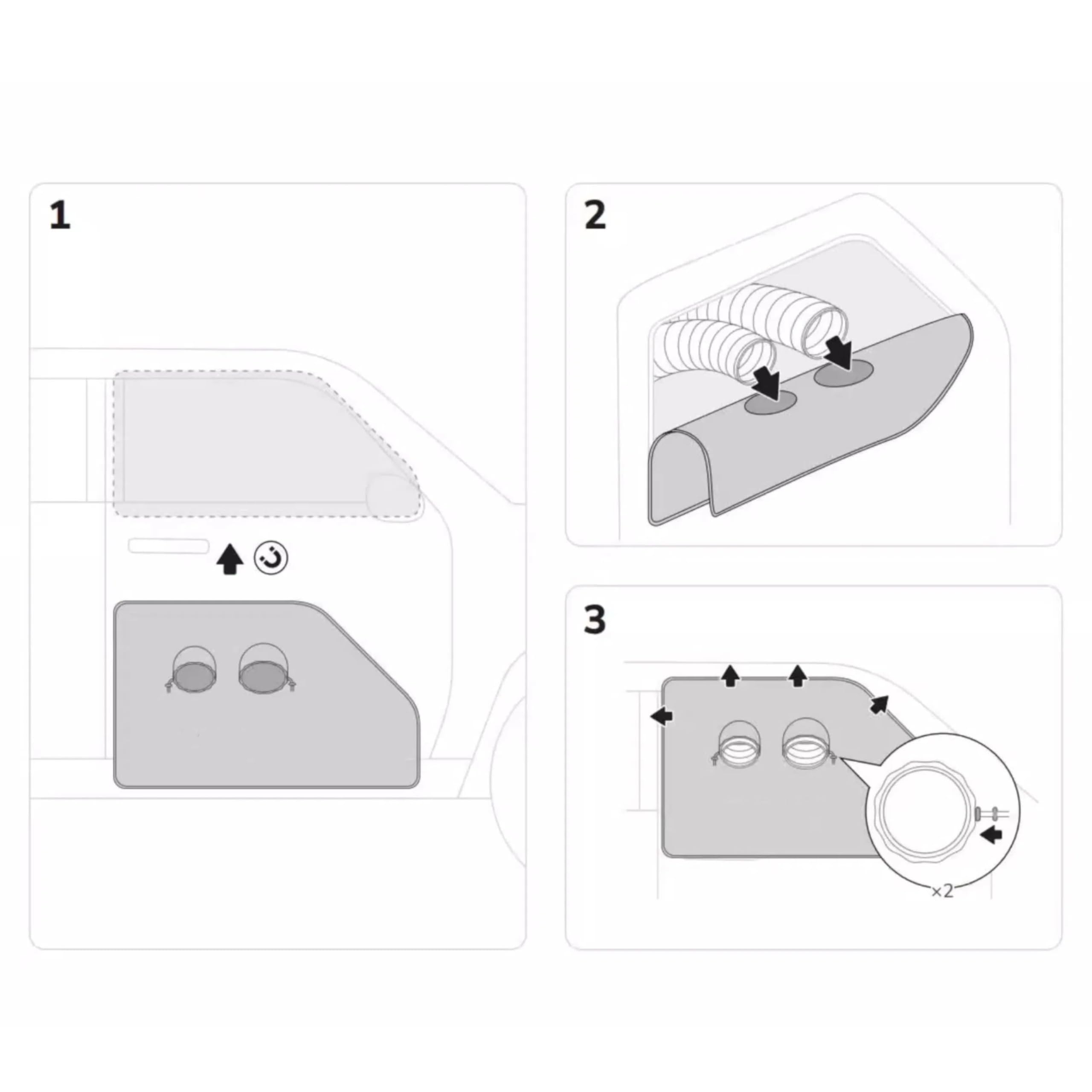 Amazon.co.jp: 窓シート For EcoFlow | マグネット式 | WAVE 2