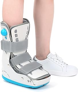 Medical Inflatable Walking Boot, Orthopaedic boot, Fracture Boot, Ultralight Walking Boot for Sprained Ankle, Stress Fracture, Broken Foot or Achilles Tendonitis (L)
