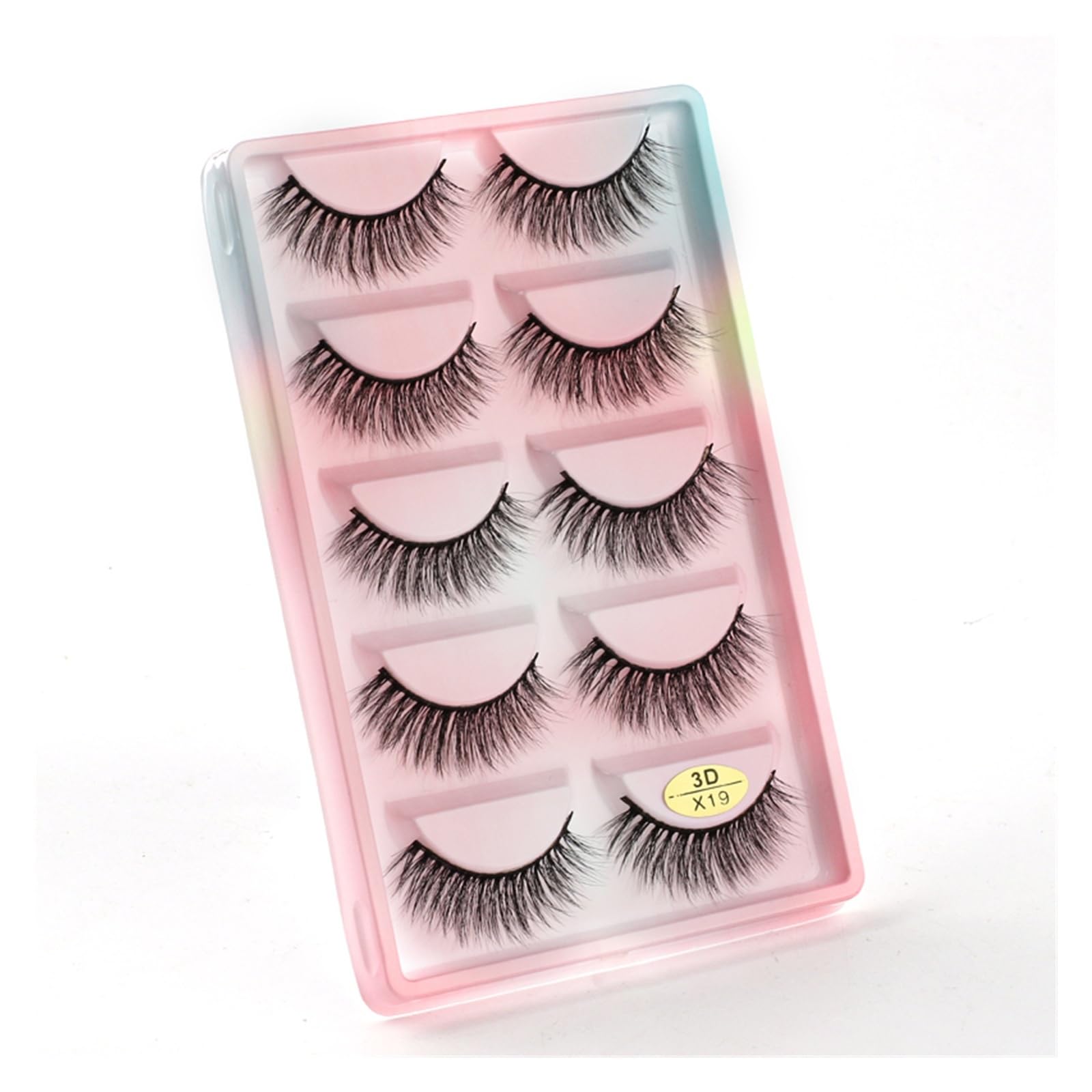 UAMOU 10 50 100 Boxes Mink Eyelashes Fluffy 3D Mink Lashes Makeup Natural Long Volume False Eyelashes Bulk