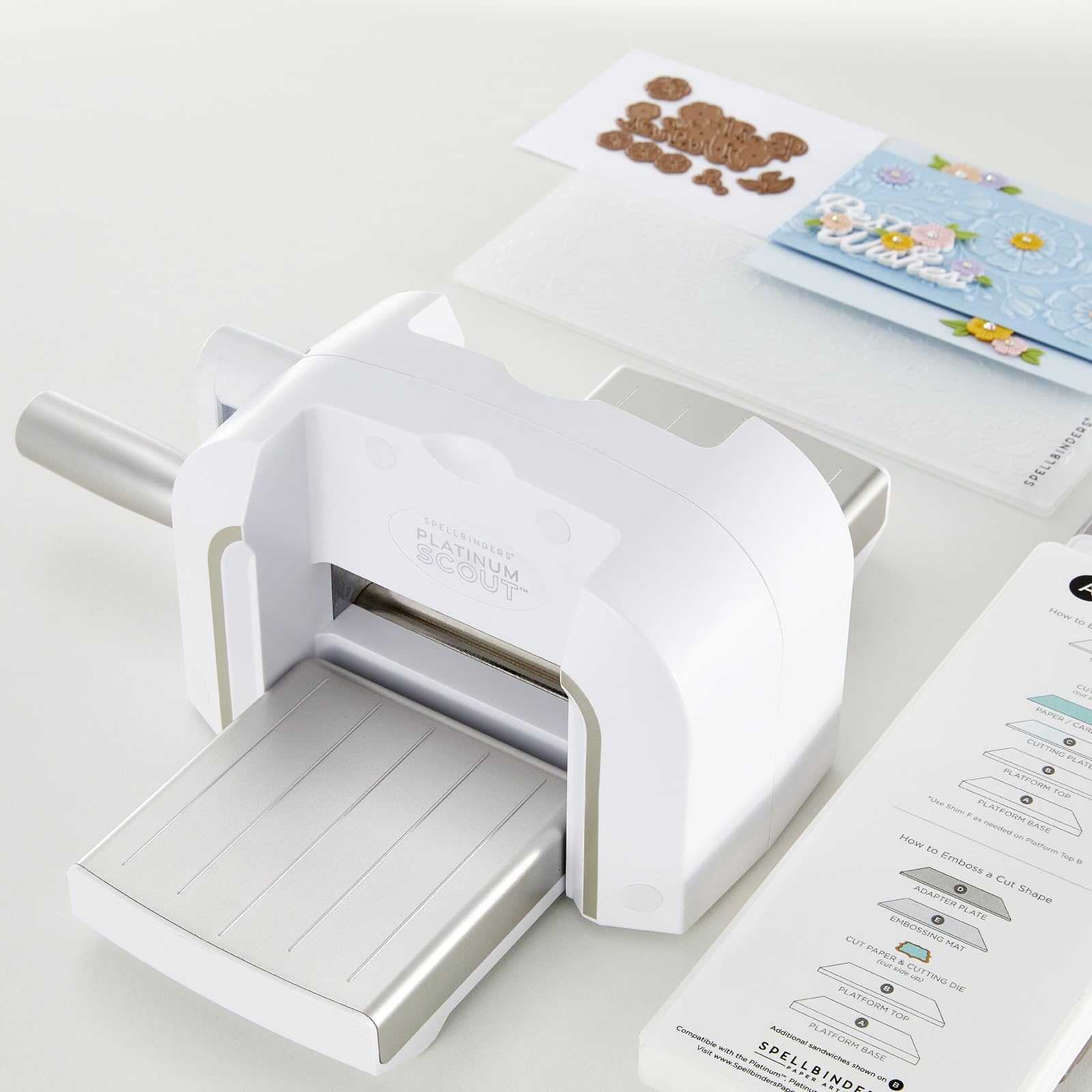 Spellbinders Platinum Scout Machine-White