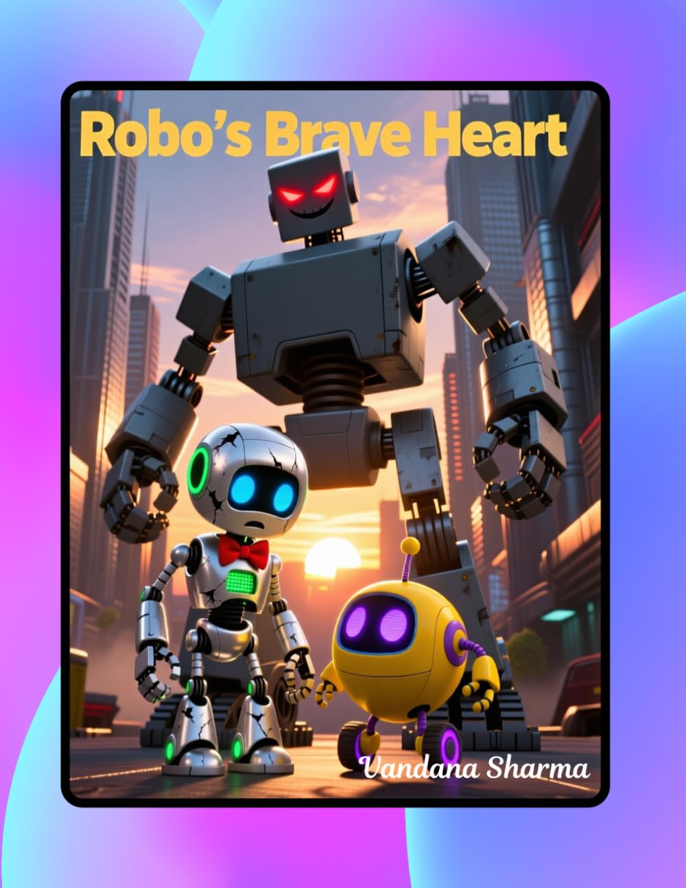 Robo’s Brave Heart: Finding Courage to Stand Tall (Robot Adventures)