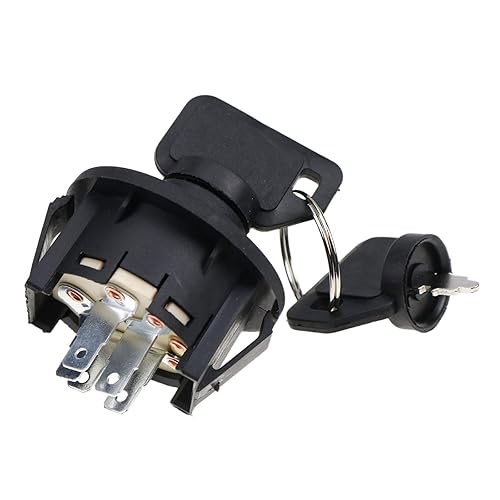 JEENDA Interruptor de arranque de encendido de 5 terminales 117-2221 137-4100 compatible con Toro Z Master TimeCutter ZS SS Series Titan Exmark