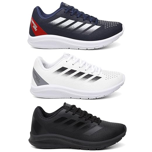 Kit 3 Tênis Masculino Esportivo de Corrida Academia Super Leve e Macio