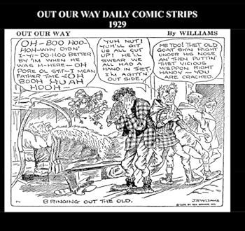 Paperback Out Our Way Daily Comic Strips 1929 (B&W): Cartoon Comic Strips 1929 Book