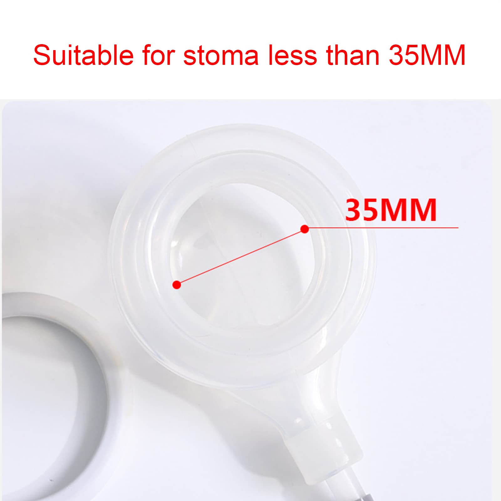 Bolsa de ostomía, Bolsa de urostomía con Bolsillos Laterales Cintura diurnos y nocturnos for el Cuidado la colostomía. orina Completa